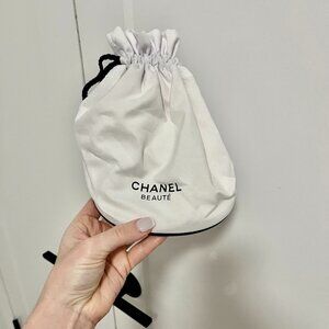 Chanel Beaute Drawstring Cosmetic Pouch
